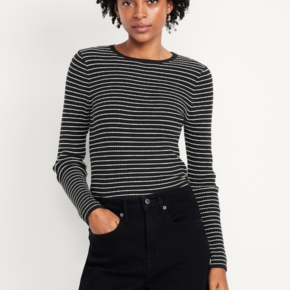 Old Navy SoSoft Lite Ribbed Crew Neck Sweater